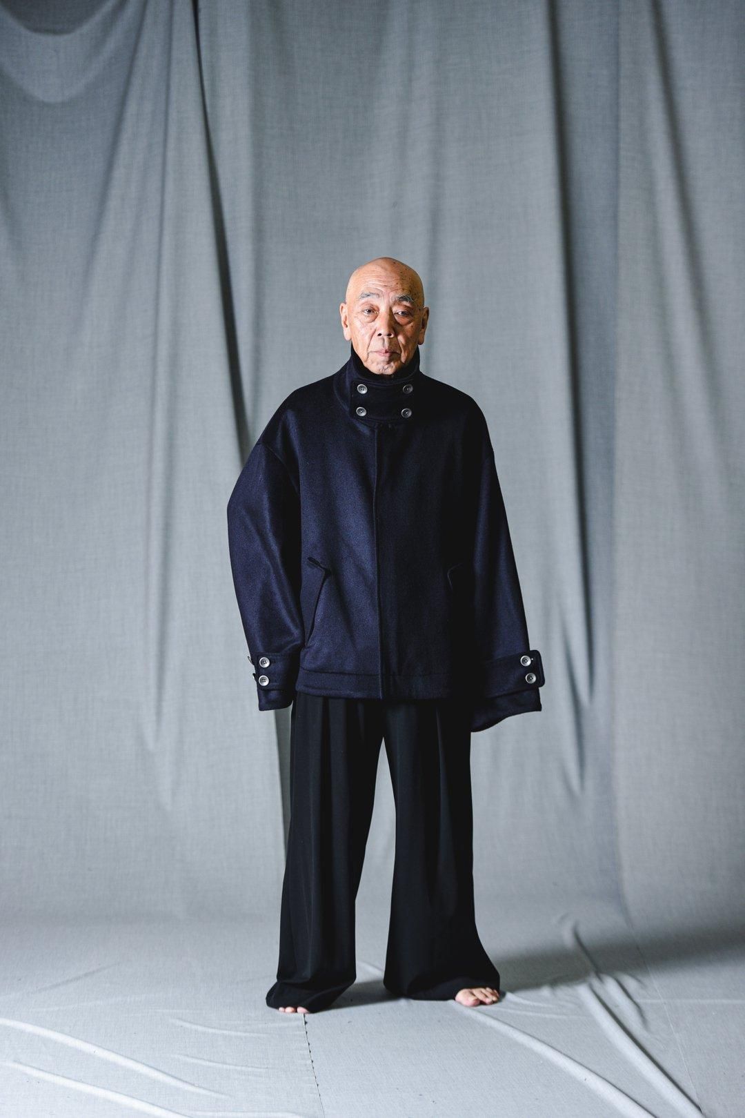 Wool Beaver High-Neck Blouson