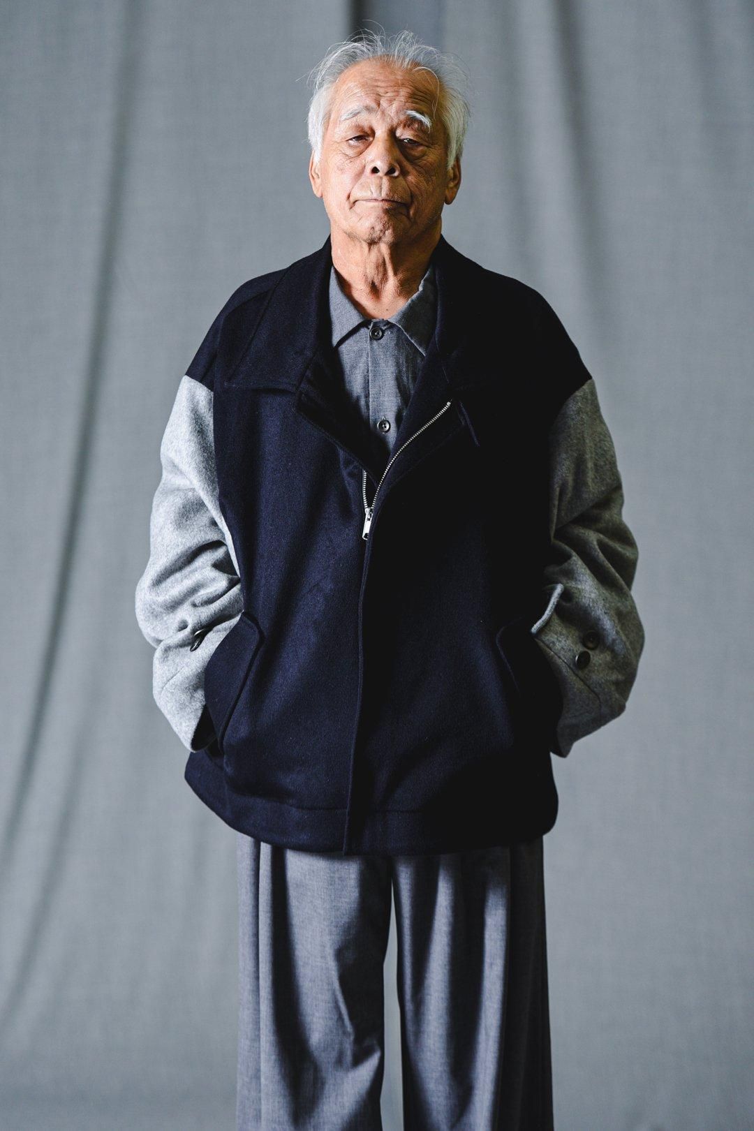 Wool Beaver High-Neck Blouson