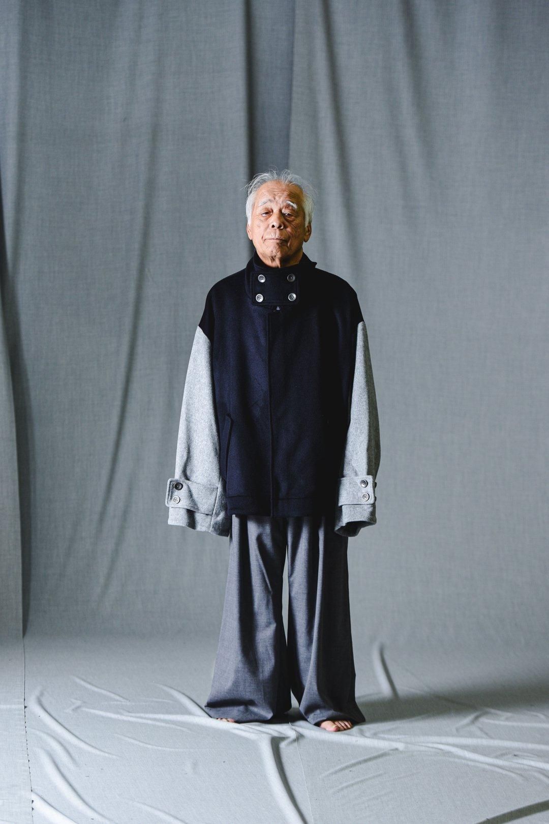 Wool Beaver High-Neck Blouson