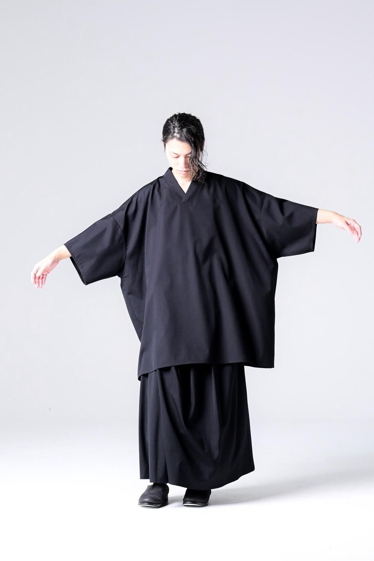 Wool Gabardine KIMONO Top