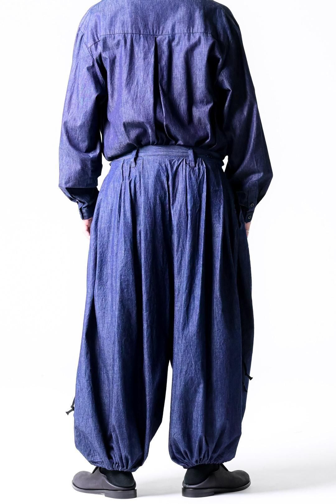 4oz Denim KIMONO Balloon Pants indigo
