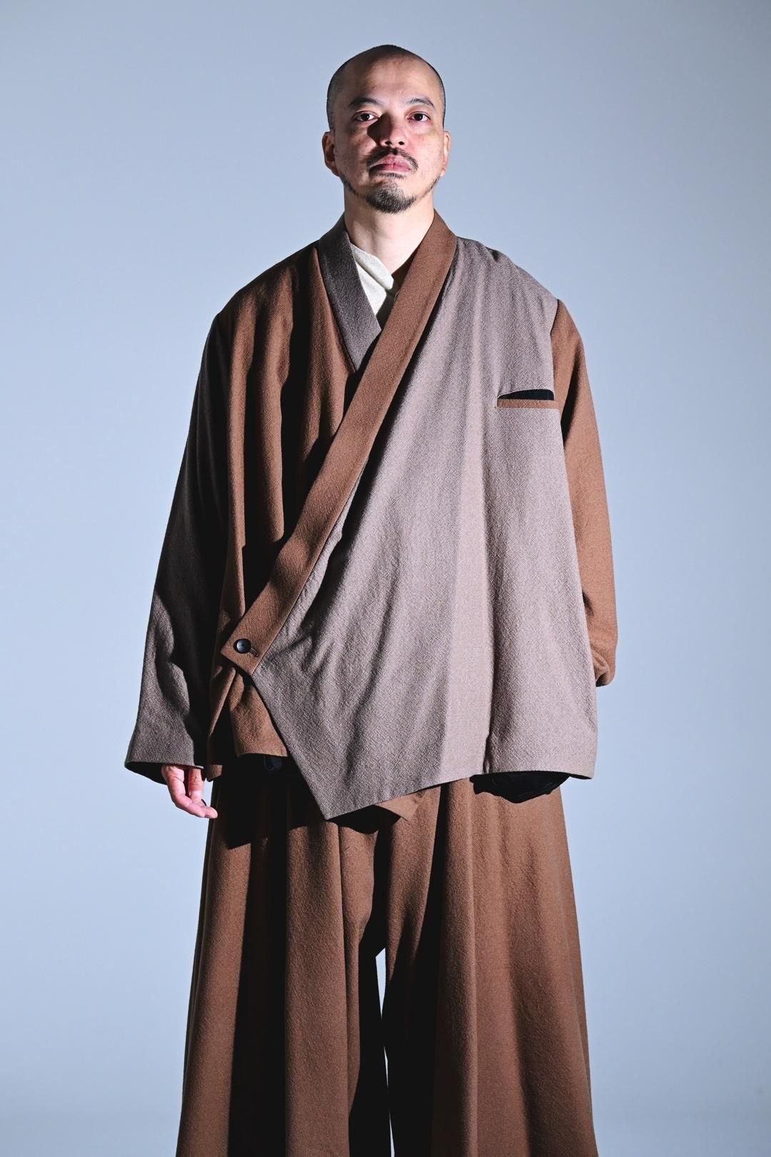 Refine Wool KIMONO Drape Jacket