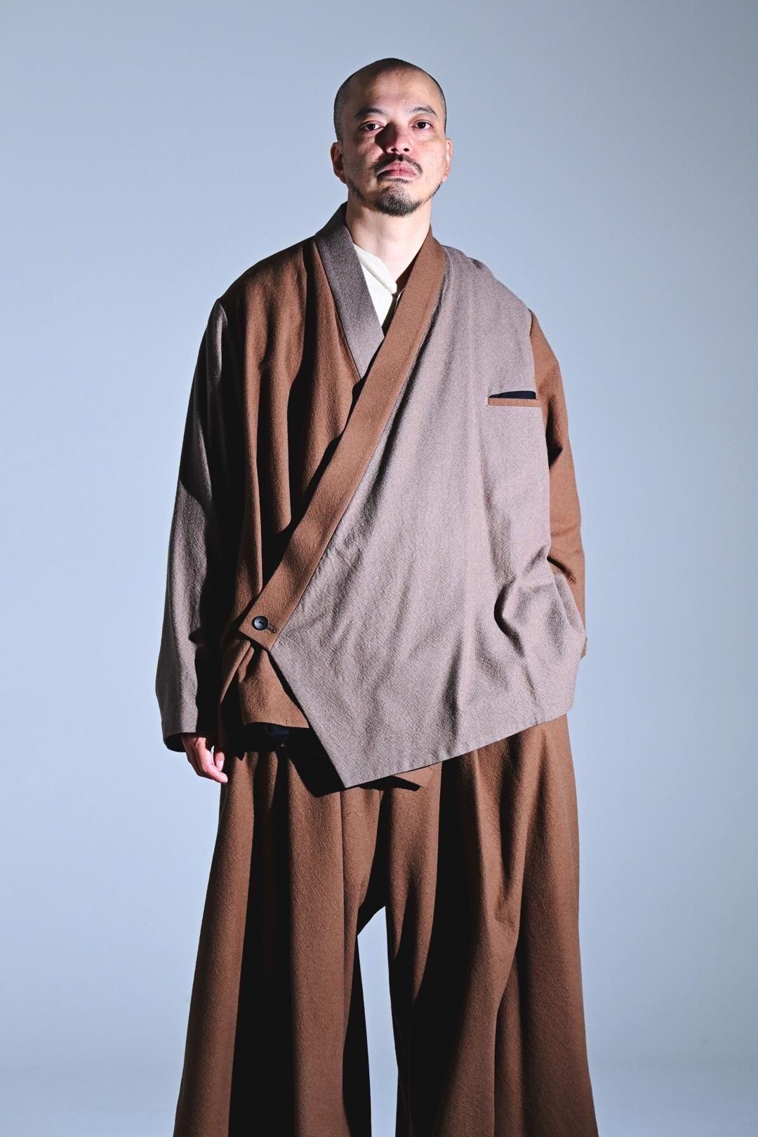 Refine Wool KIMONO Drape Jacket