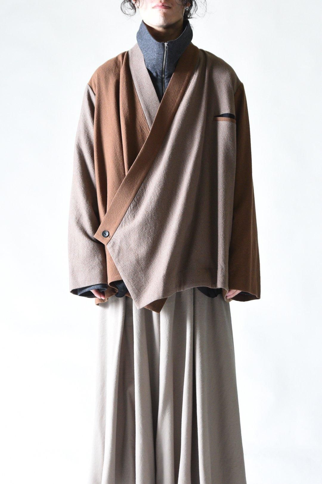 Refine Wool KIMONO Drape Jacket