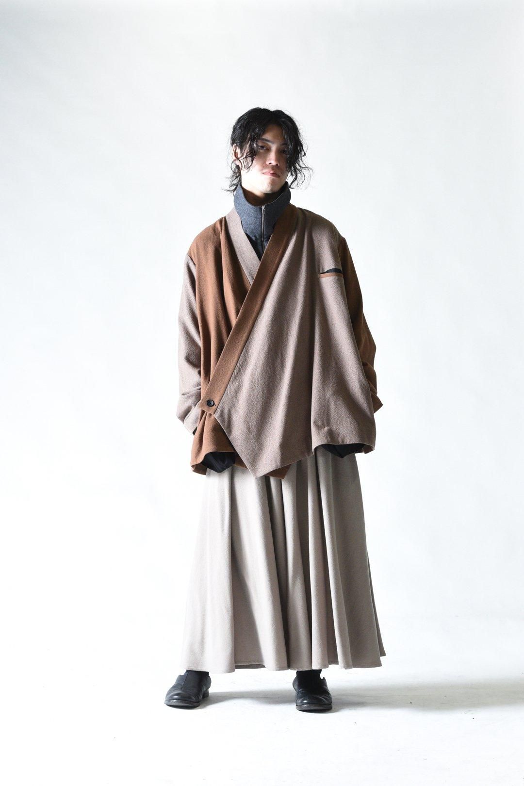 Refine Wool KIMONO Drape Jacket