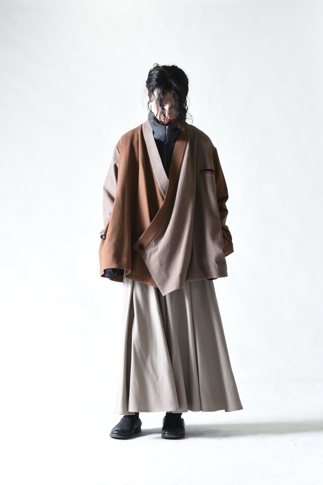 Refine Wool KIMONO Drape Jacket