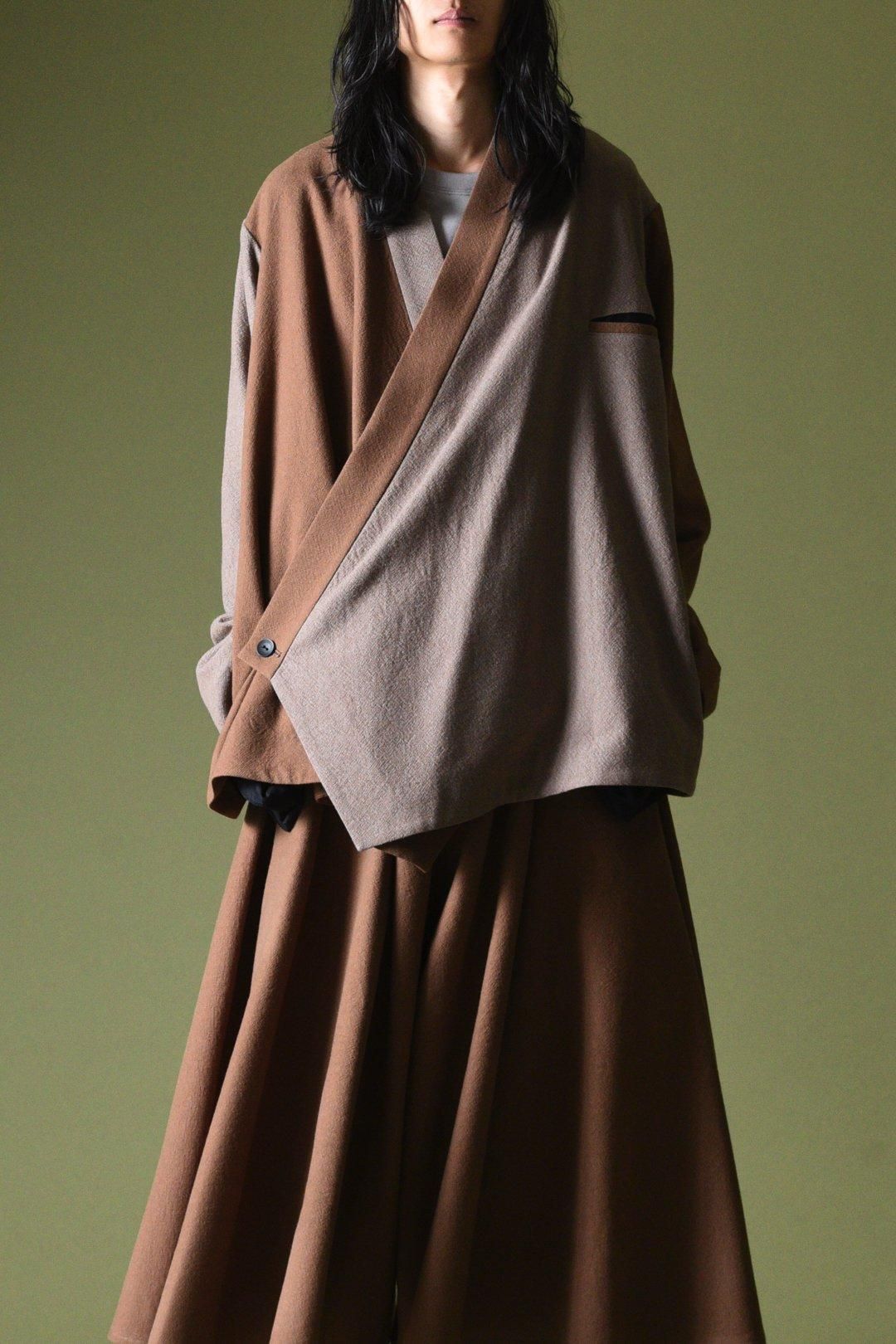 Refine Wool KIMONO Drape Jacket