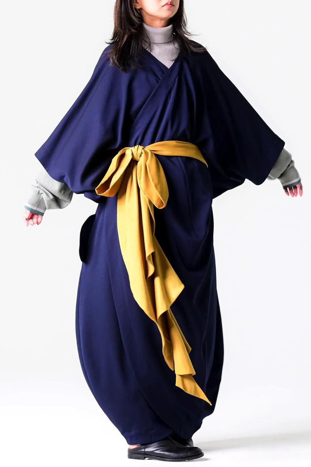 xukata navy×mustard