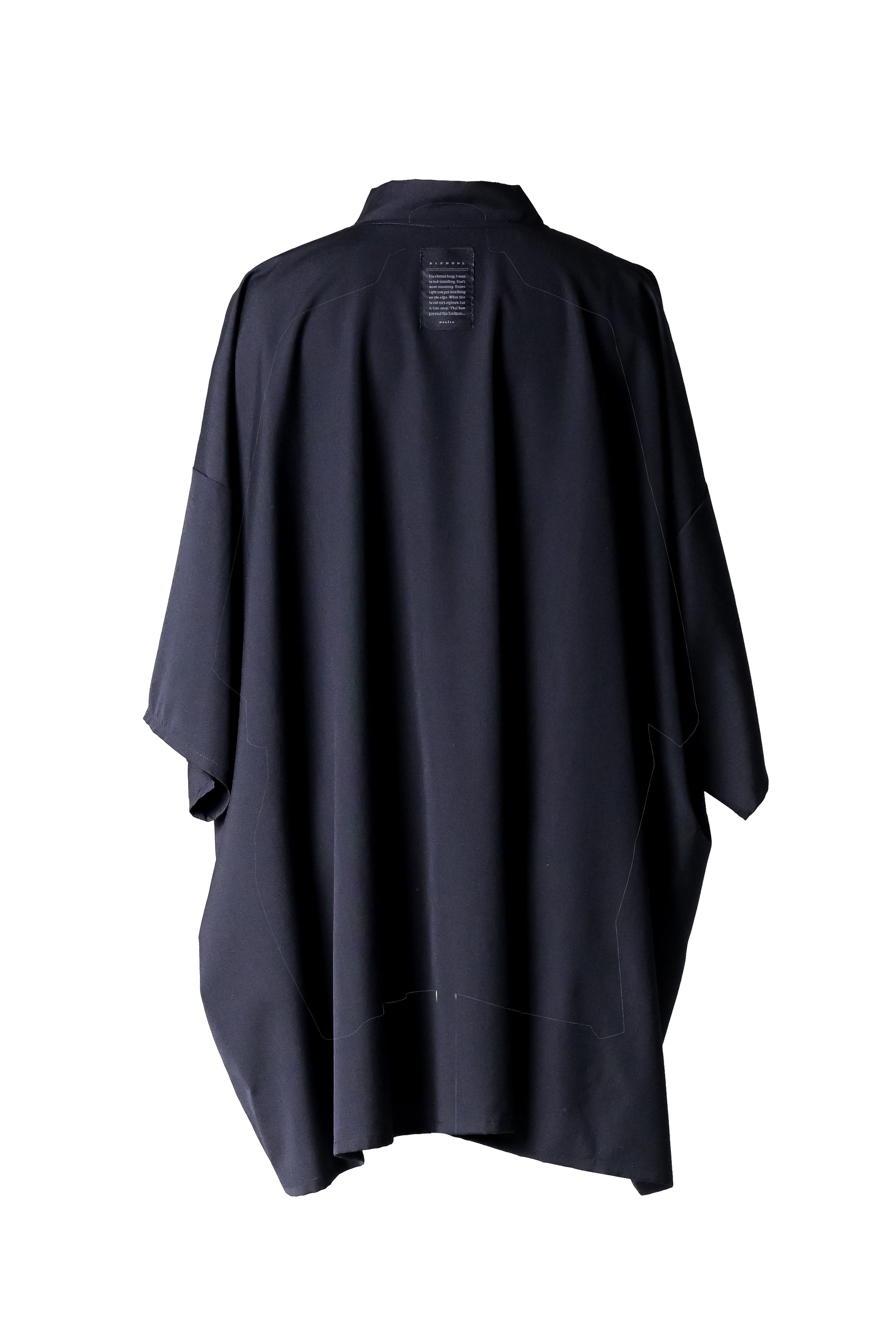 Wool Gabardine KIMONO Top