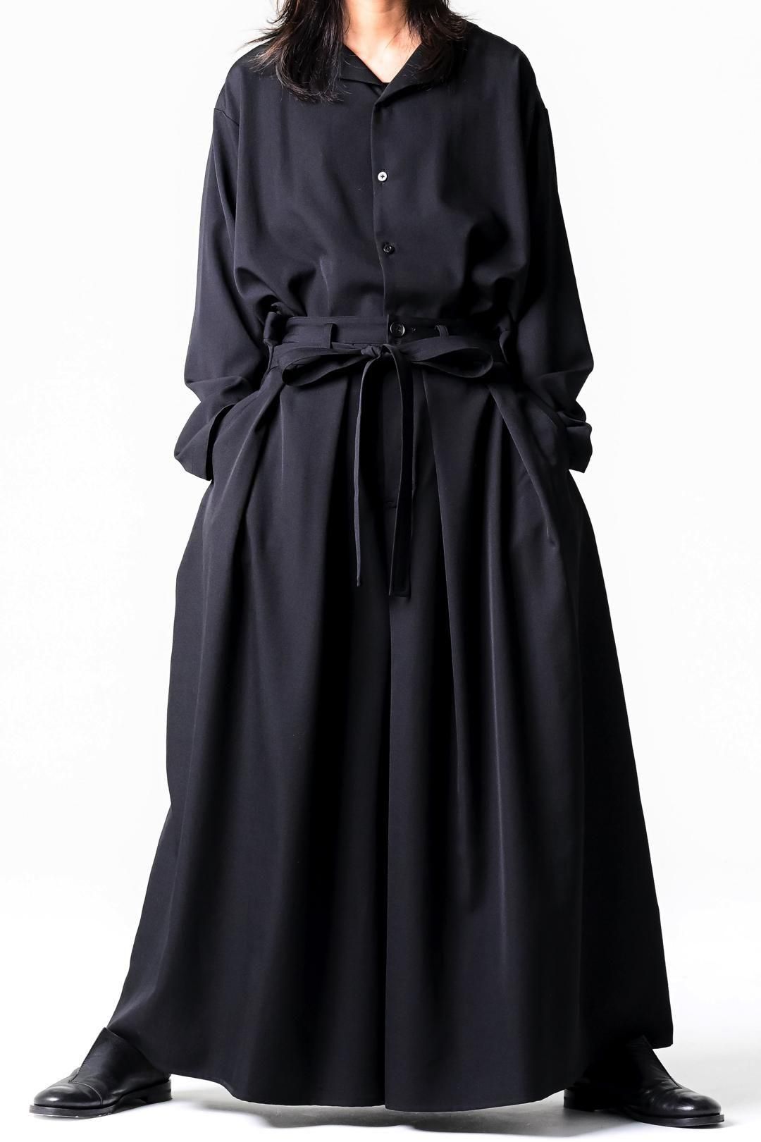 Wool Gabardine Kimono Pants