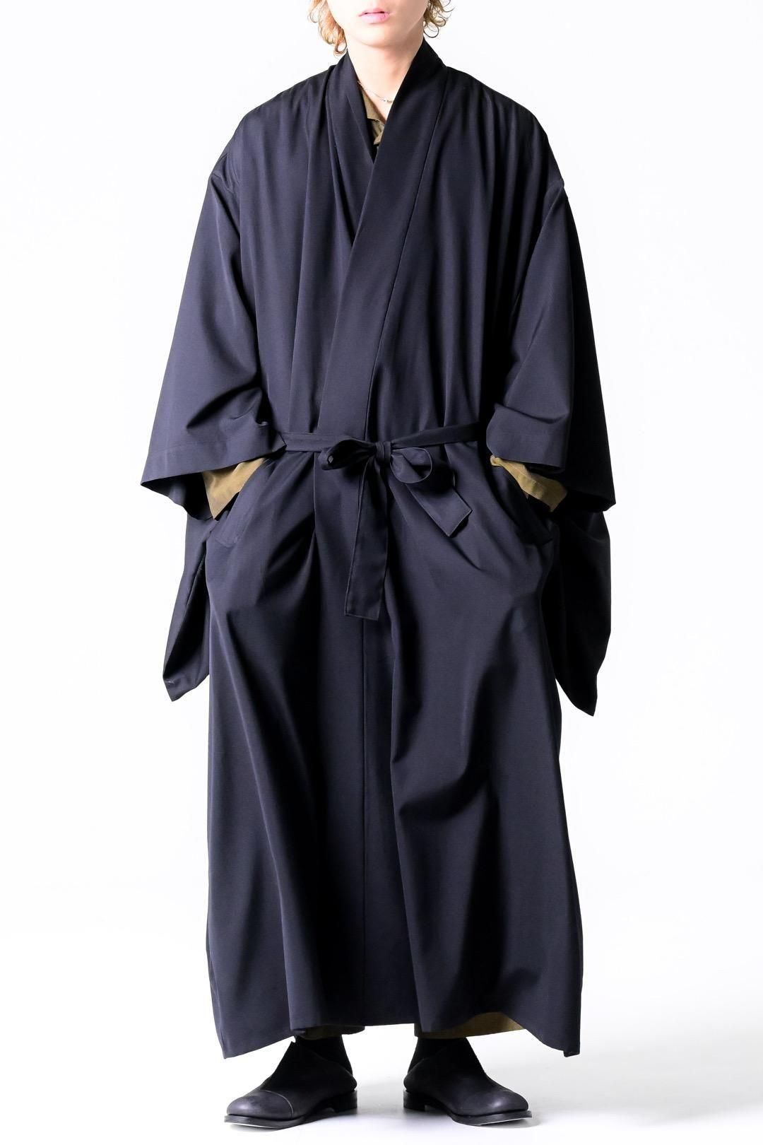 Wool Gabardine YUKATA Coat
