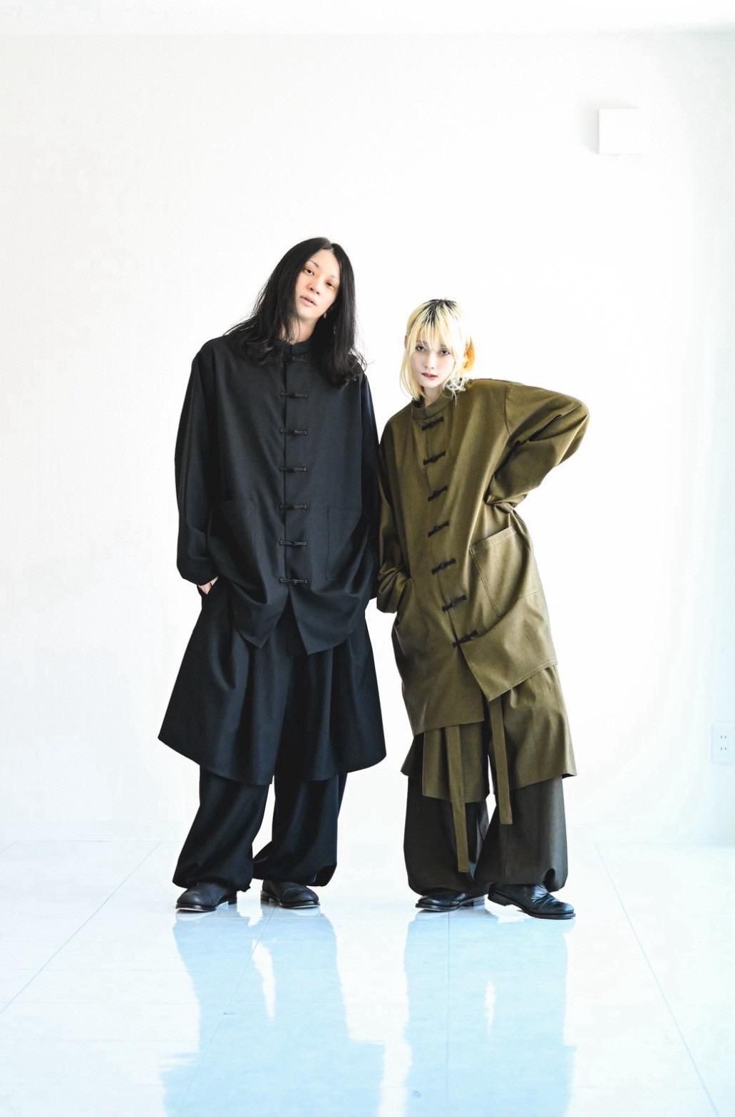 Wool Gabardine Double Layered Pants