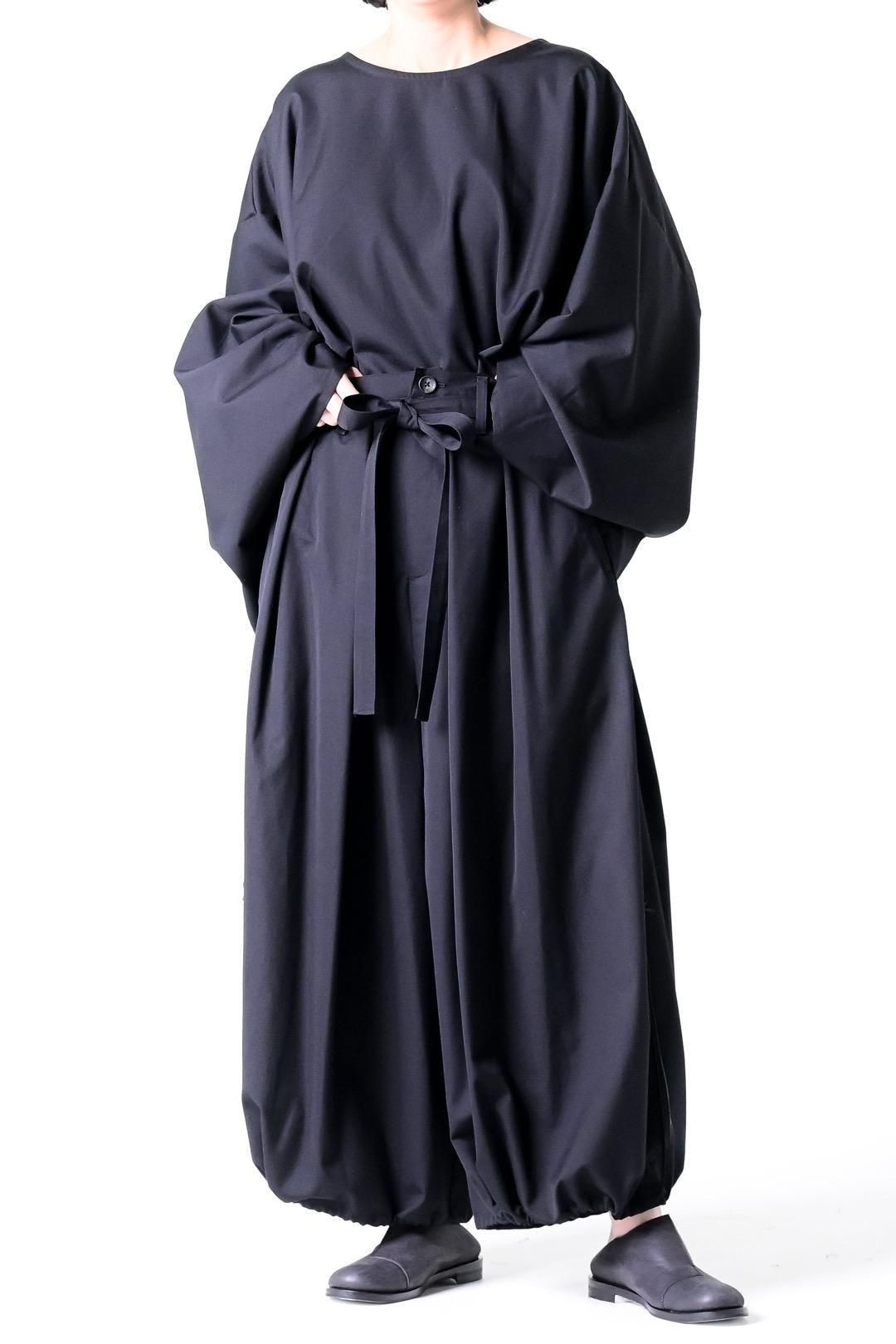 Wool Gabardine KIMONO Balloon Pants