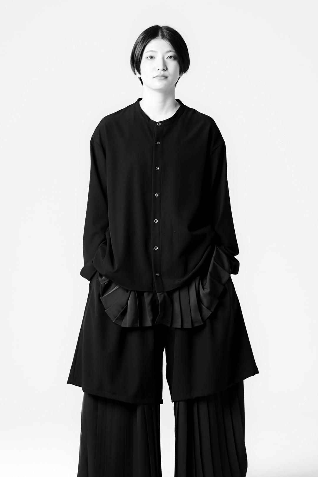Pleats Layered Tier Shirt
