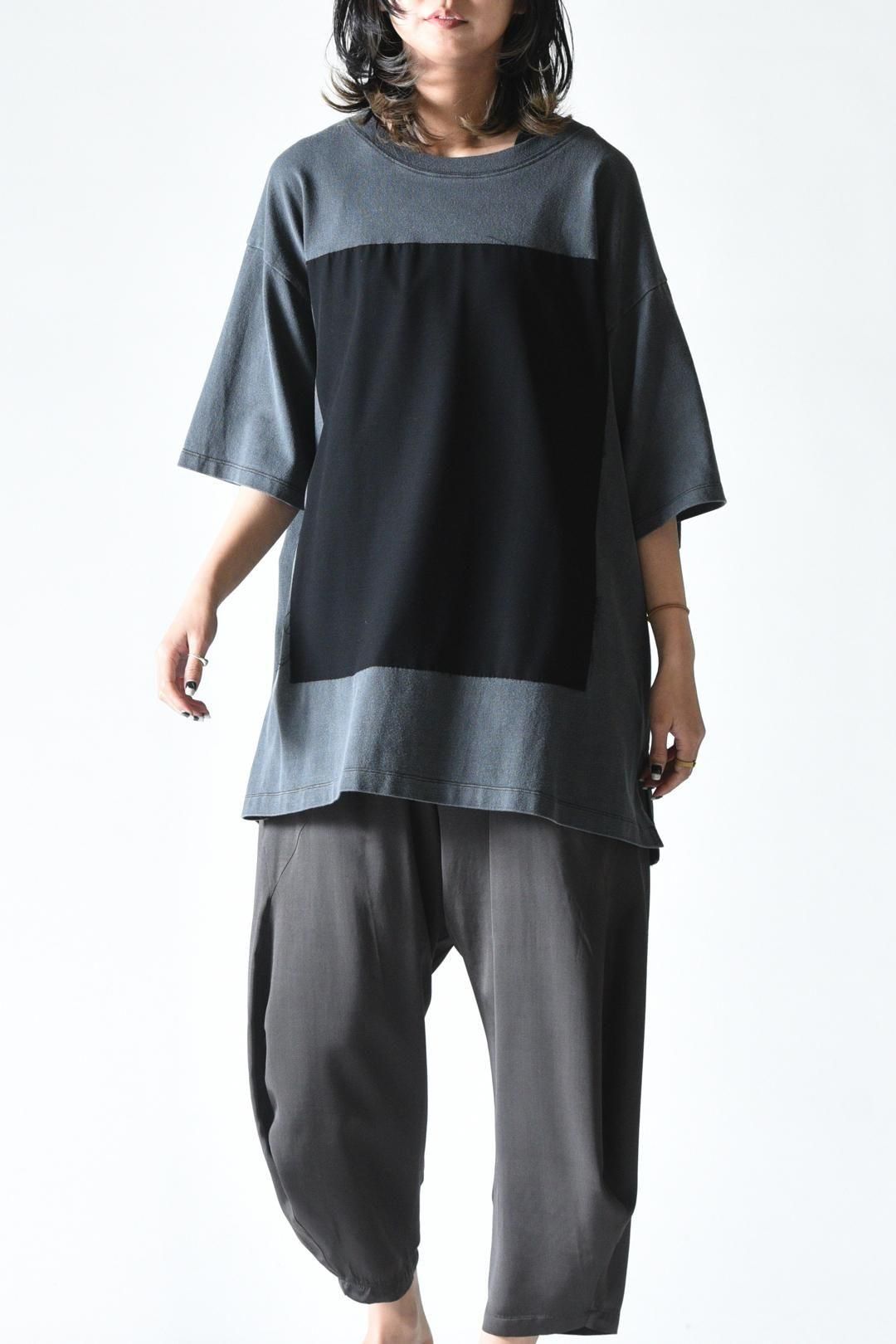 Garment-Dyed Zigzag Sewing Cloud Big-T