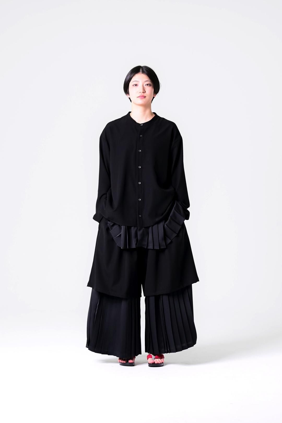 Pleats Layered Tier Shirt