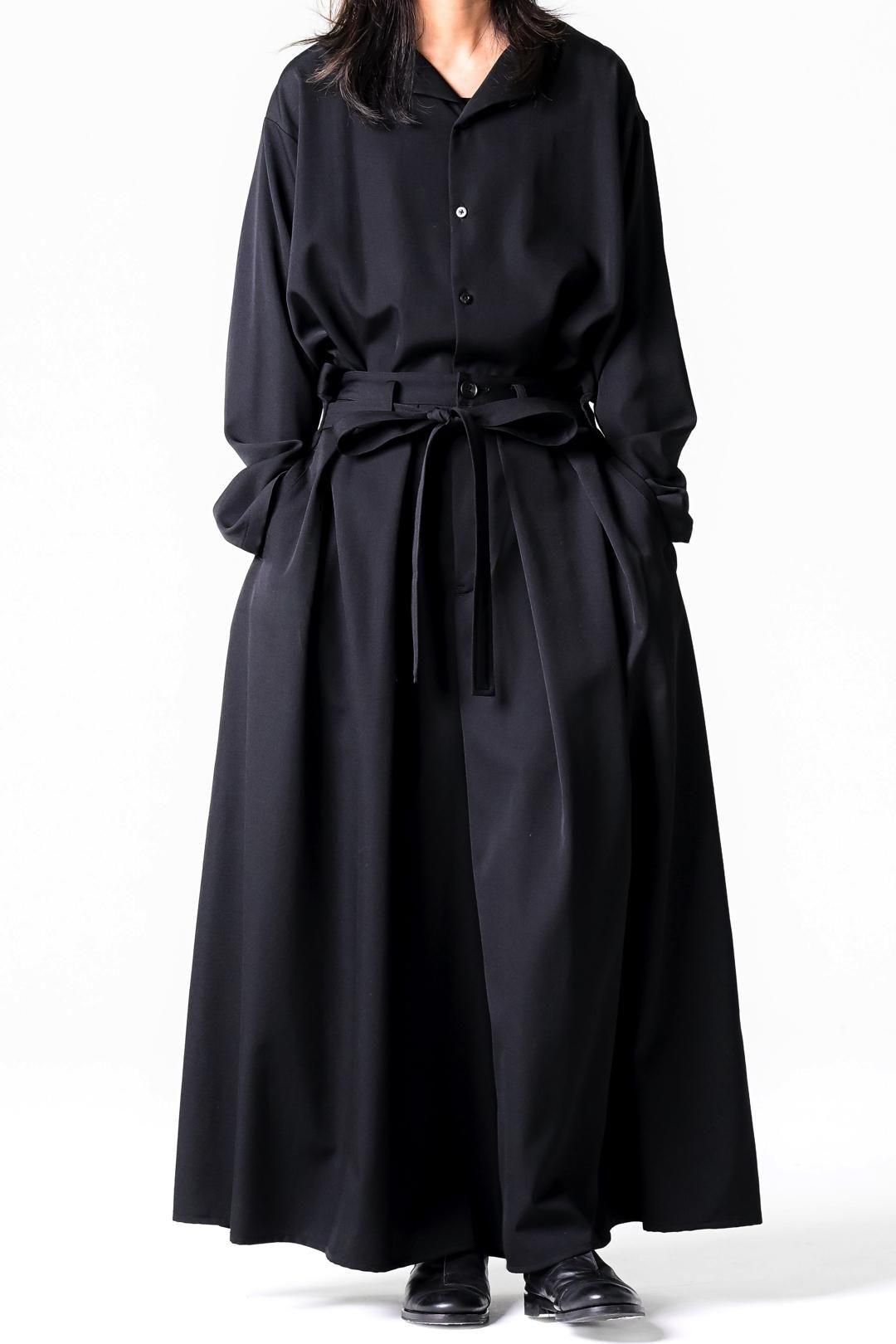 Wool Gabardine Kimono Pants