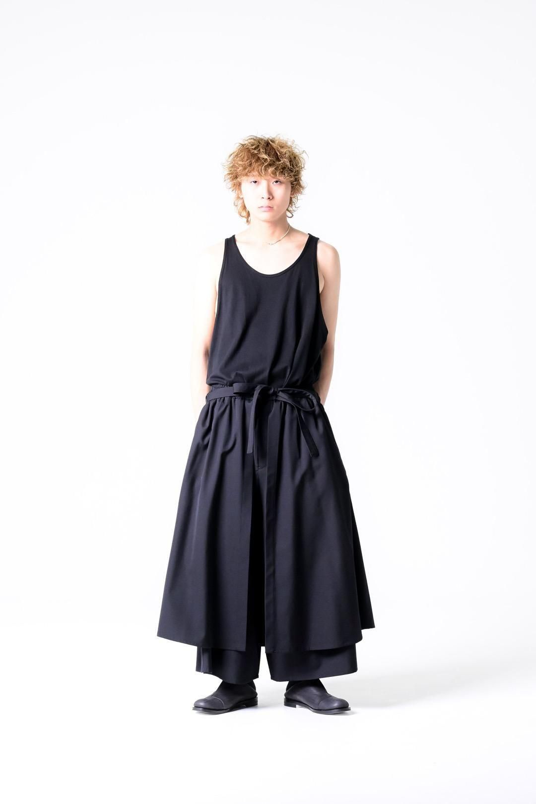 Wool Gabardine Layered 袴 Pants(easy ver) 2024
