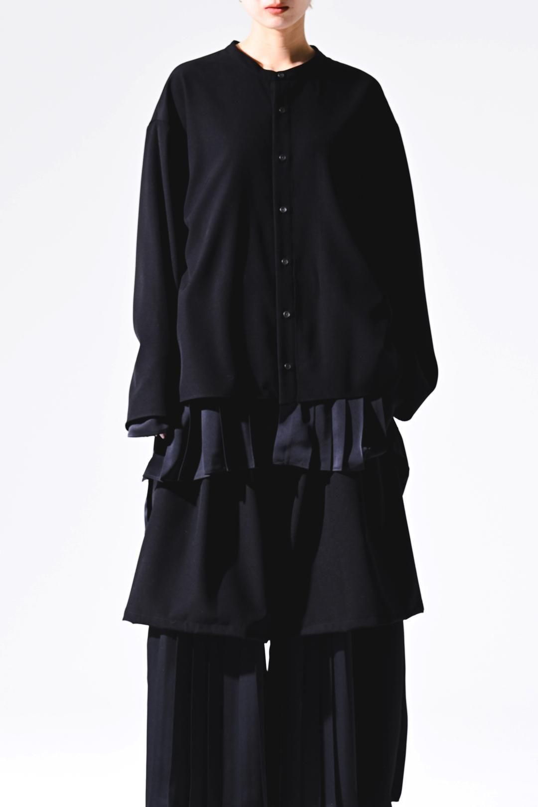 Pleats Layered Tier Shirt