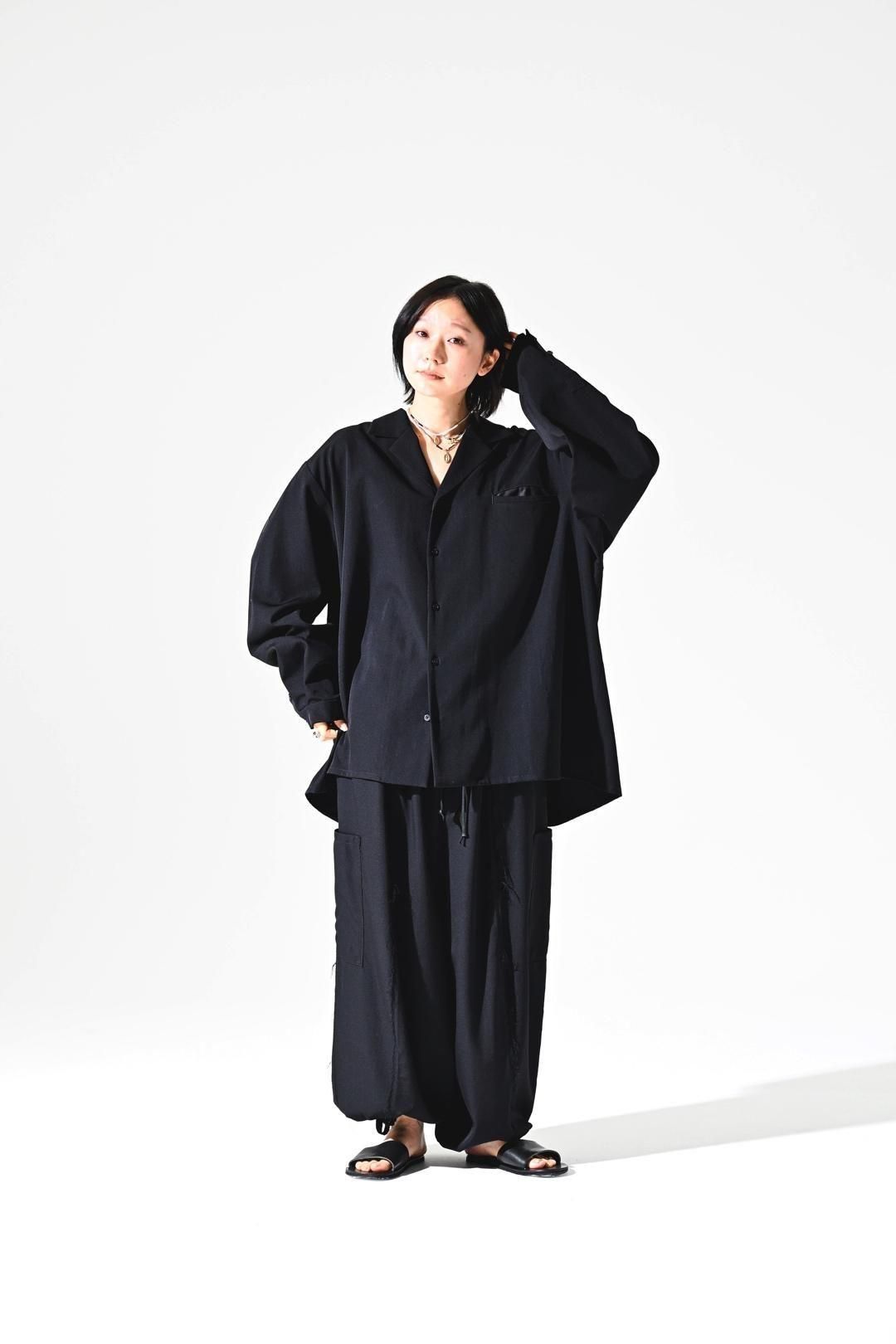 Wool Gabardine 開襟 Gang Shirt