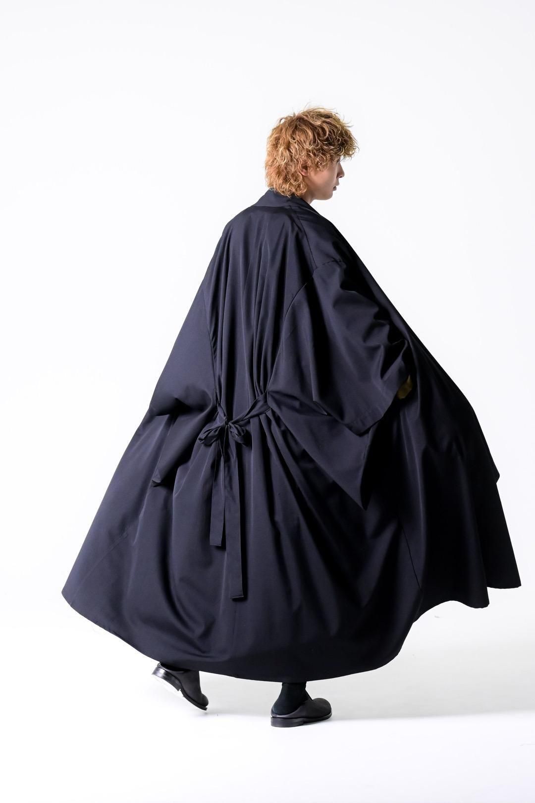 Wool Gabardine YUKATA Coat