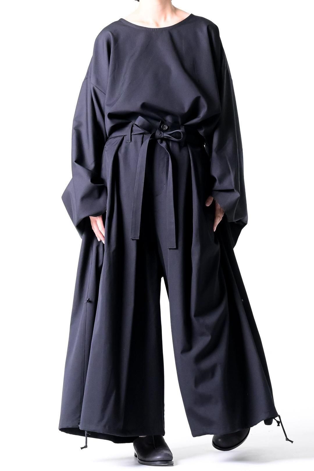 Wool Gabardine KIMONO Balloon Pants