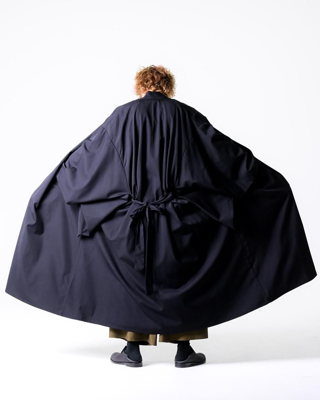 Wool Gabardine YUKATA Coat