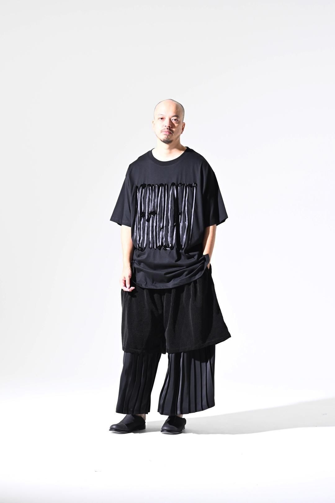 Cord Embroidery Big T -contrail-