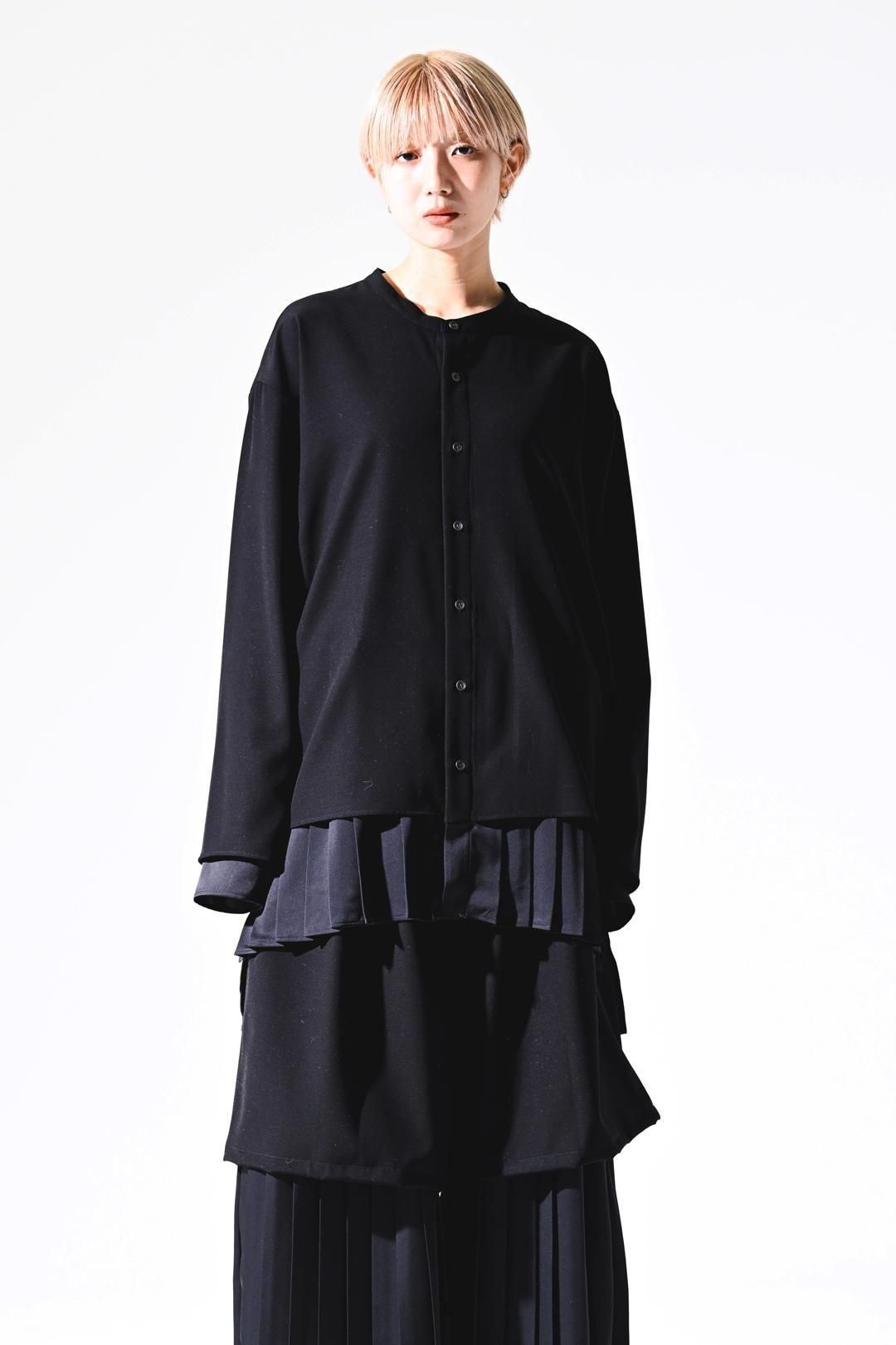 Pleats Layered Tier Shirt
