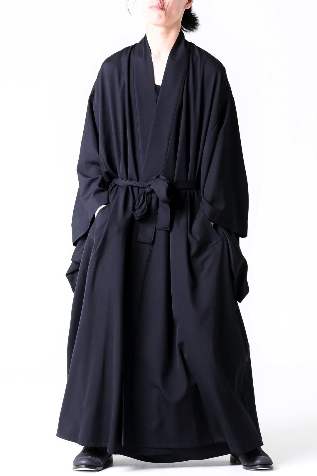 Wool Gabardine YUKATA Coat