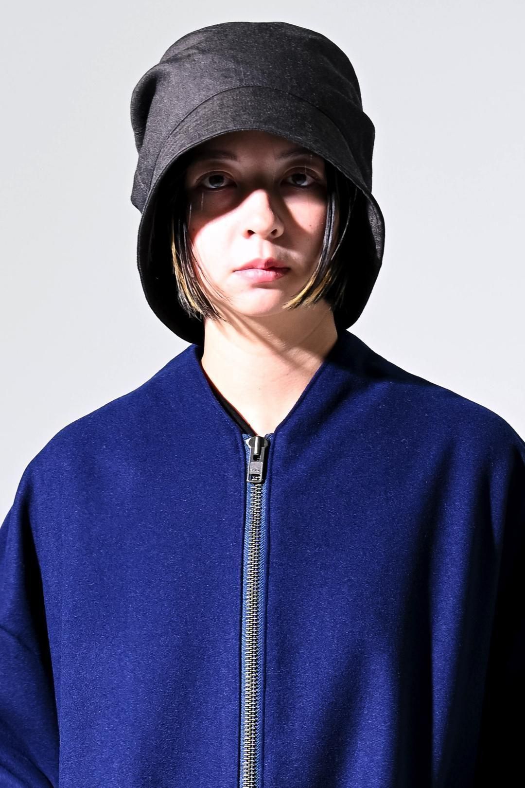 Super100's "尾州" Melton Oversized Zip Blouson