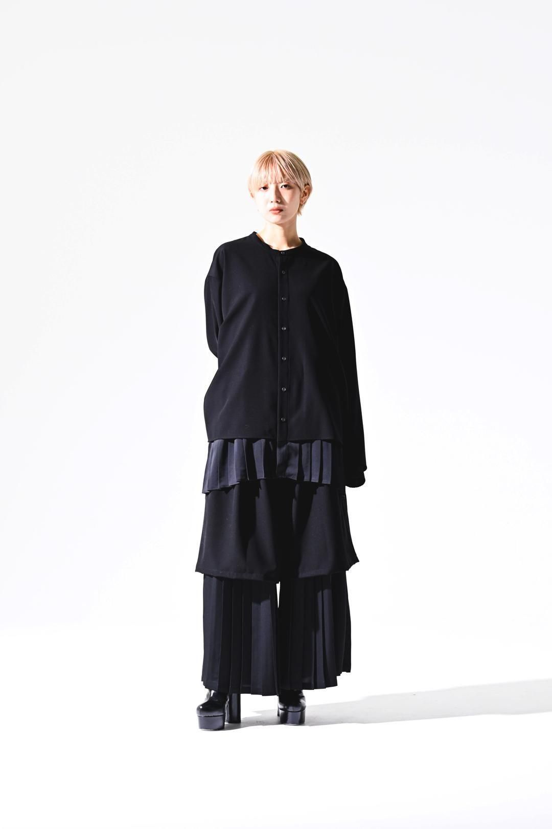 Pleats Layered Tier Shirt