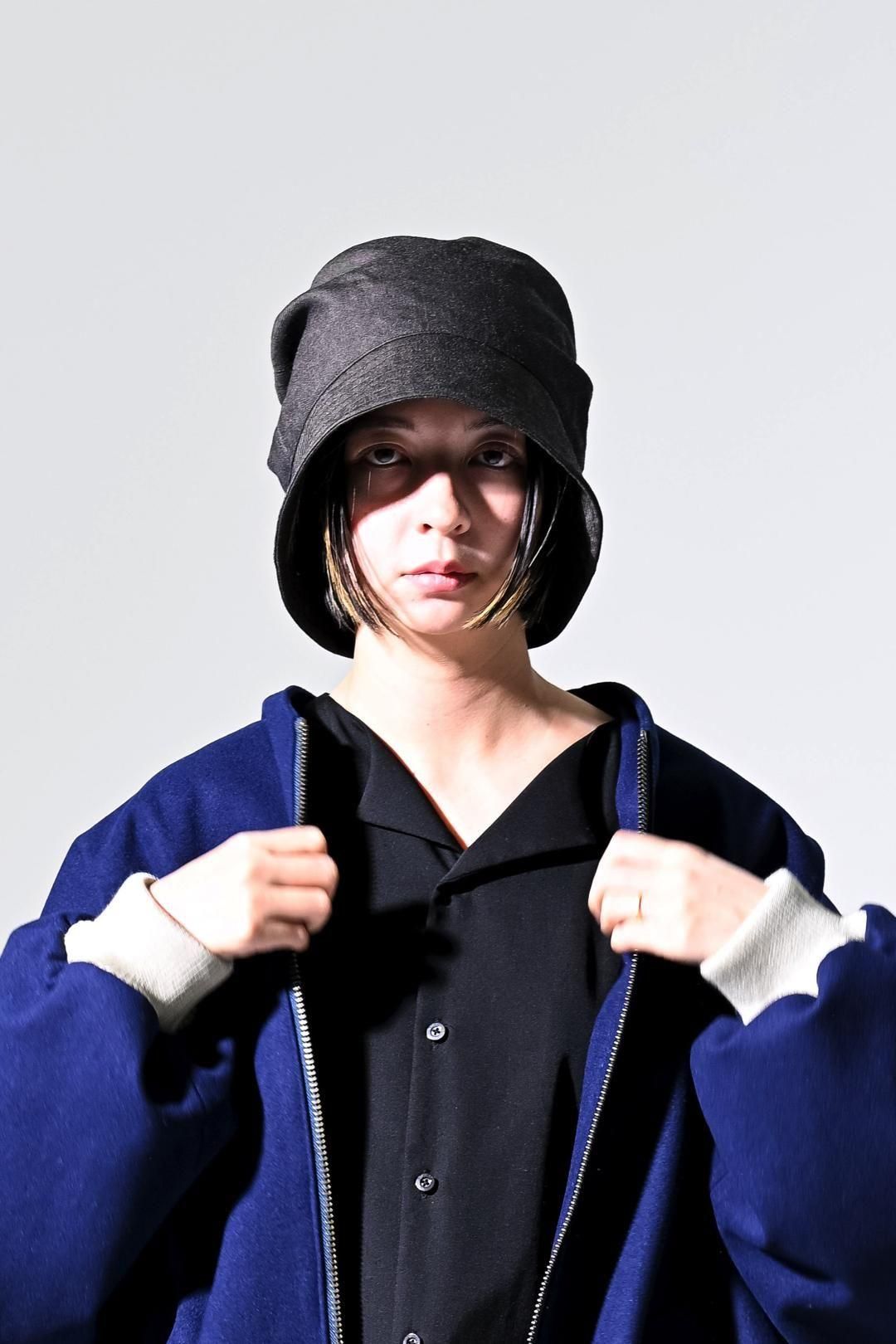 Super100's "尾州" Melton Oversized Zip Blouson