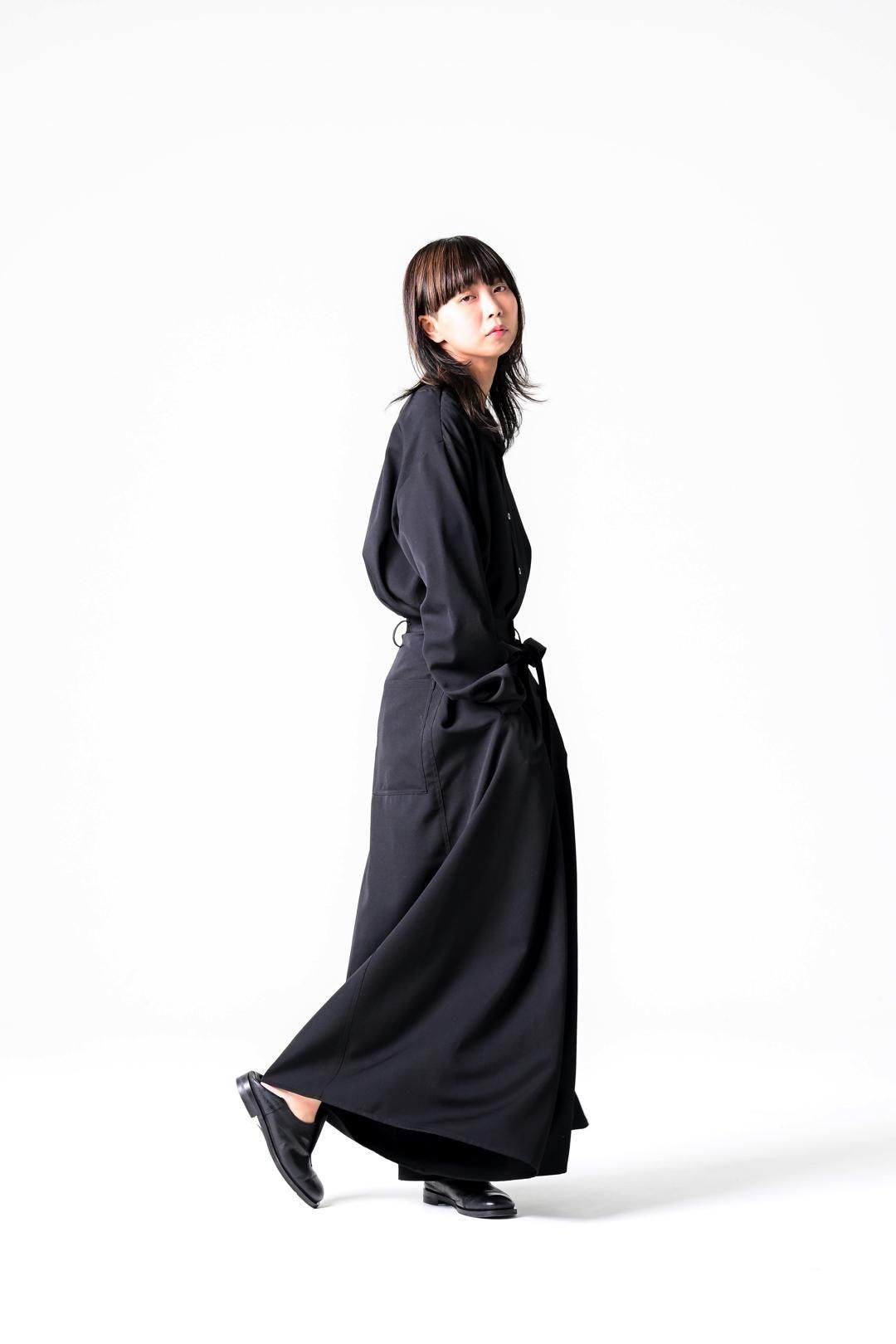 Wool Gabardine Kimono Pants