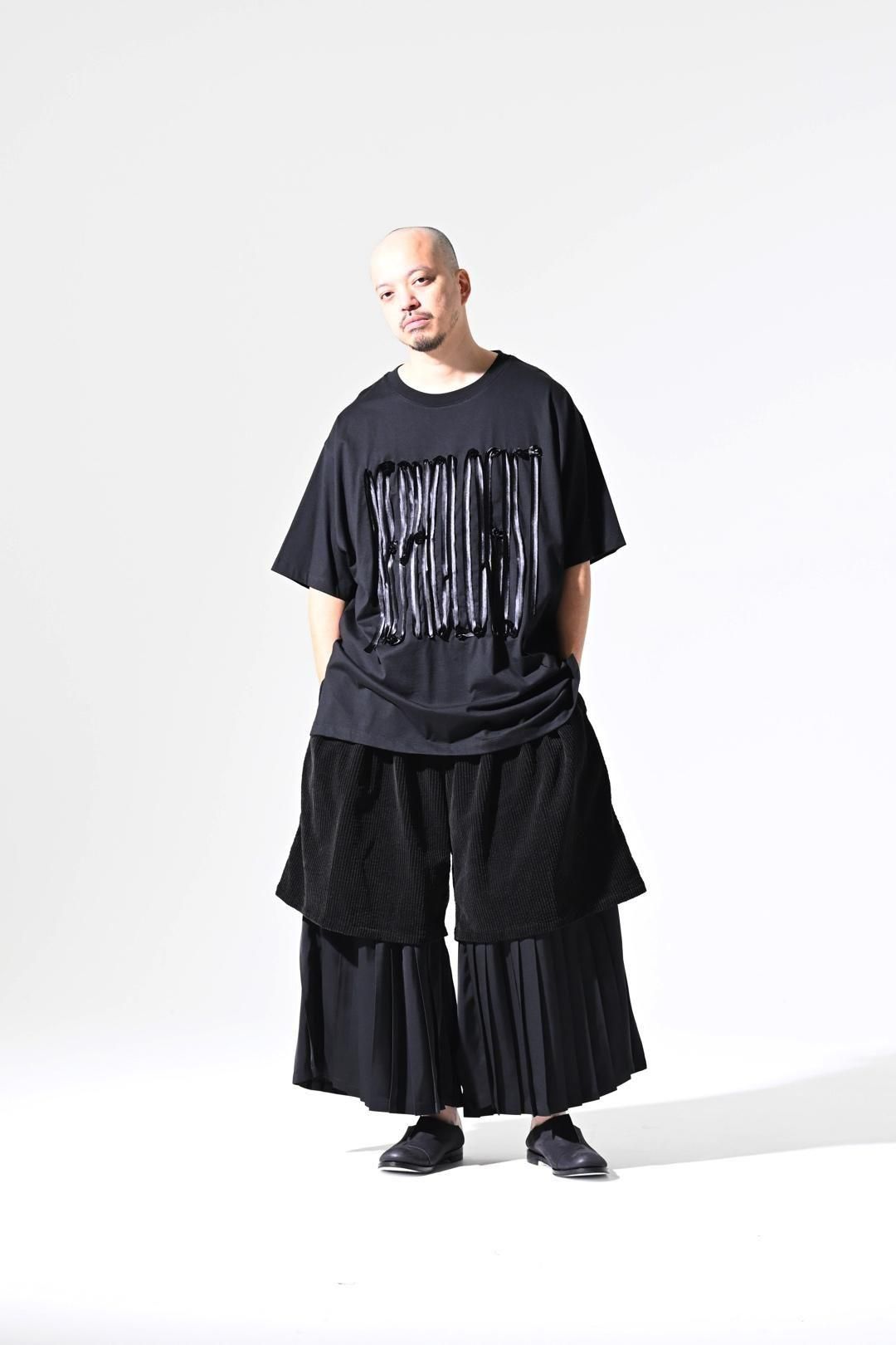 Cord Embroidery Big T -contrail-