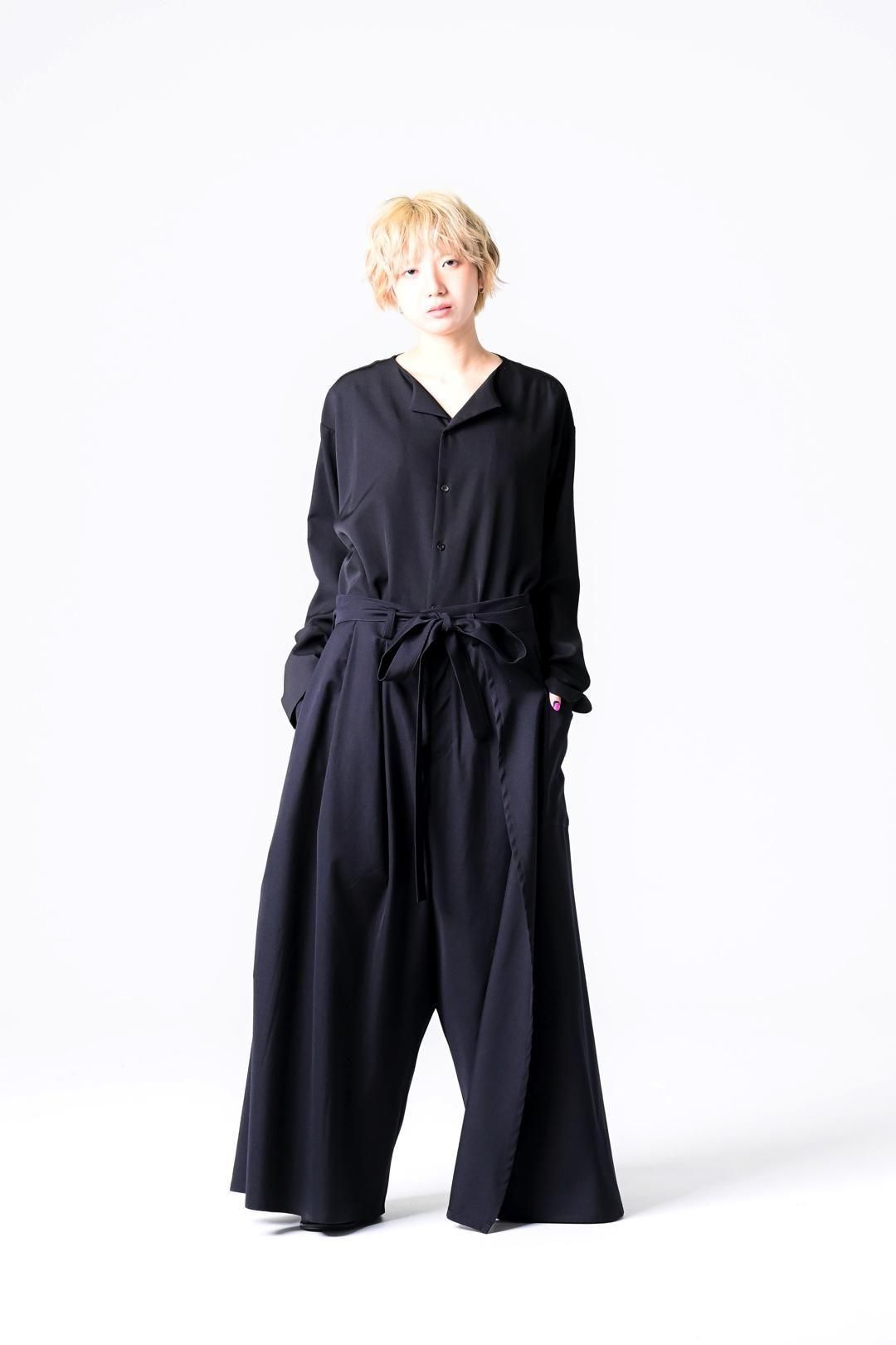 Wool Gabardine Wrap HAKAMA Pants