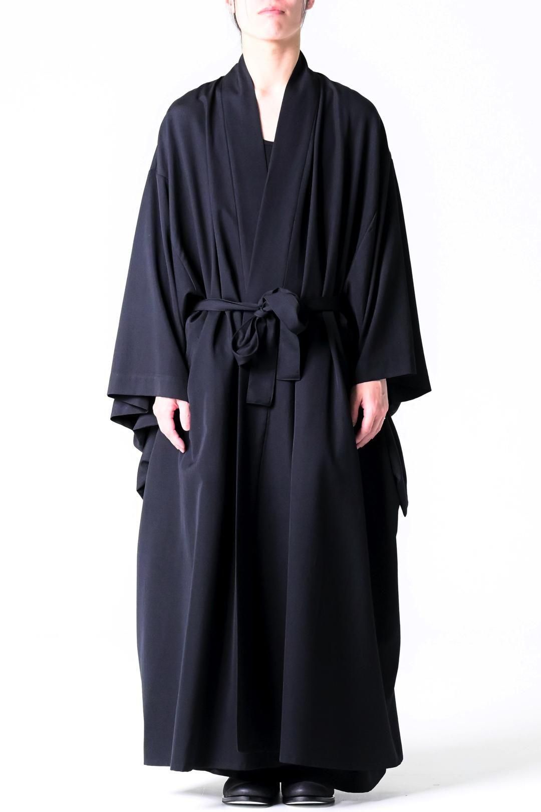 Wool Gabardine YUKATA Coat