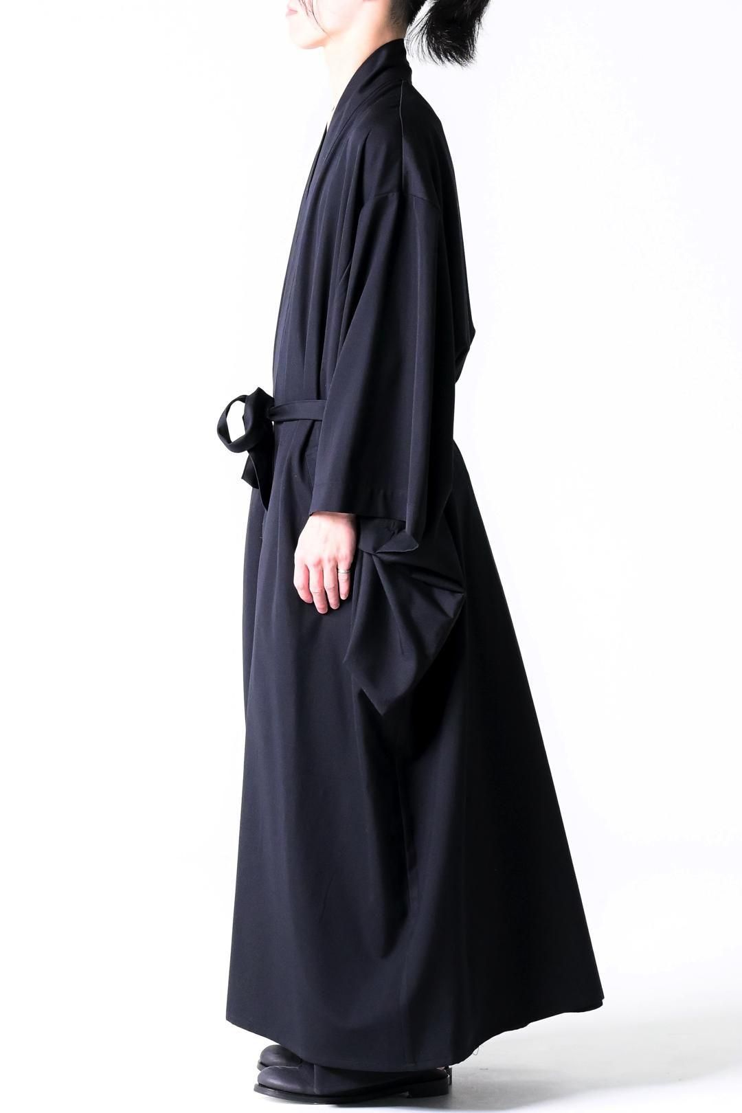 Wool Gabardine YUKATA Coat