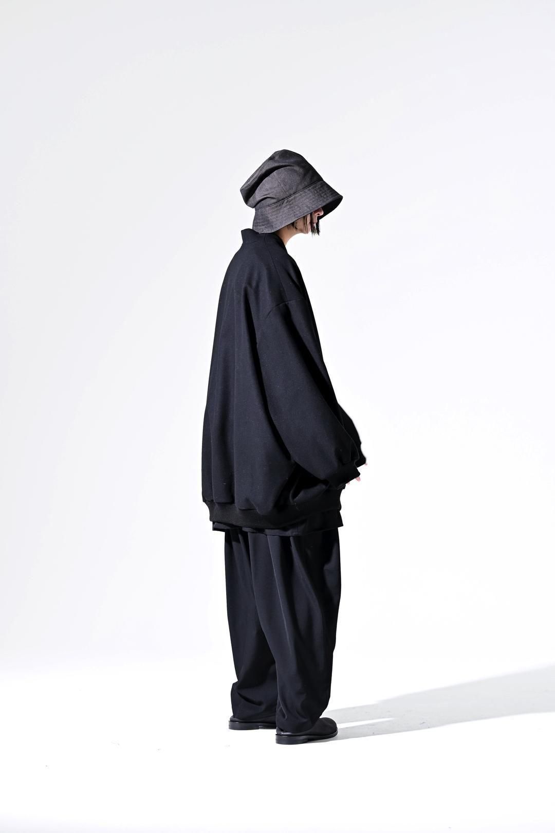 Super100's "尾州" Melton Oversized Zip Blouson