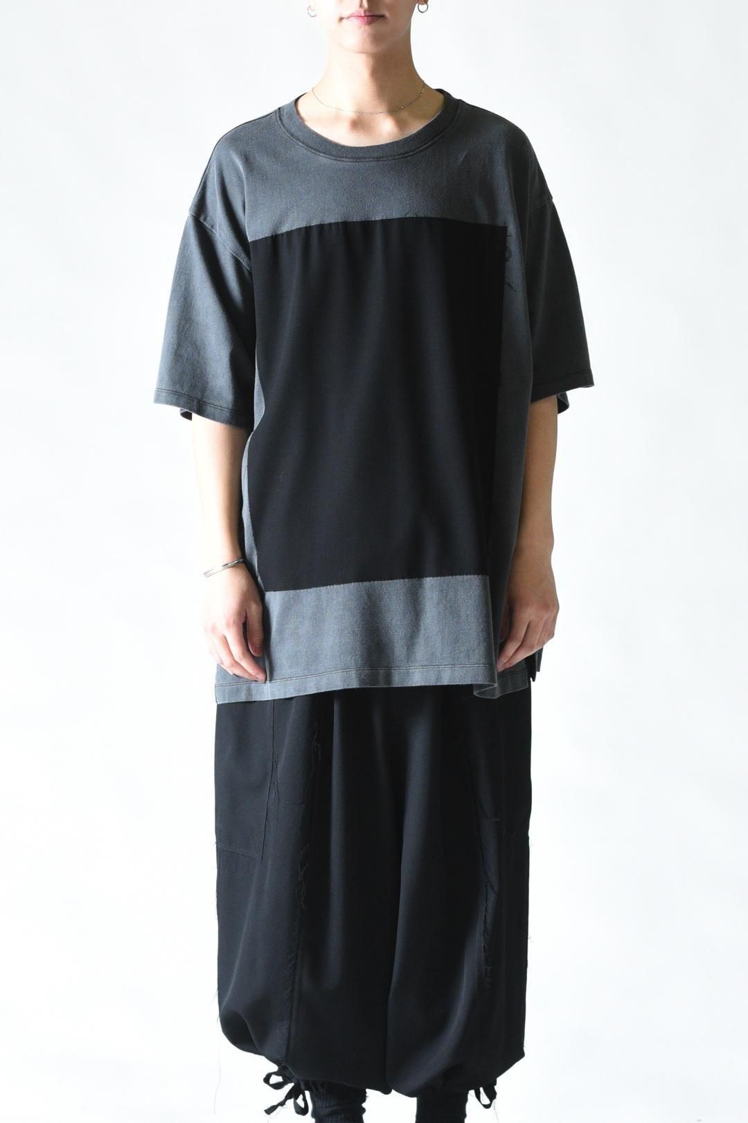 Garment-Dyed Zigzag Sewing Cloud Big-T