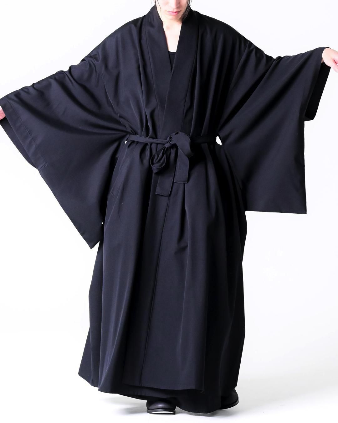 Wool Gabardine YUKATA Coat
