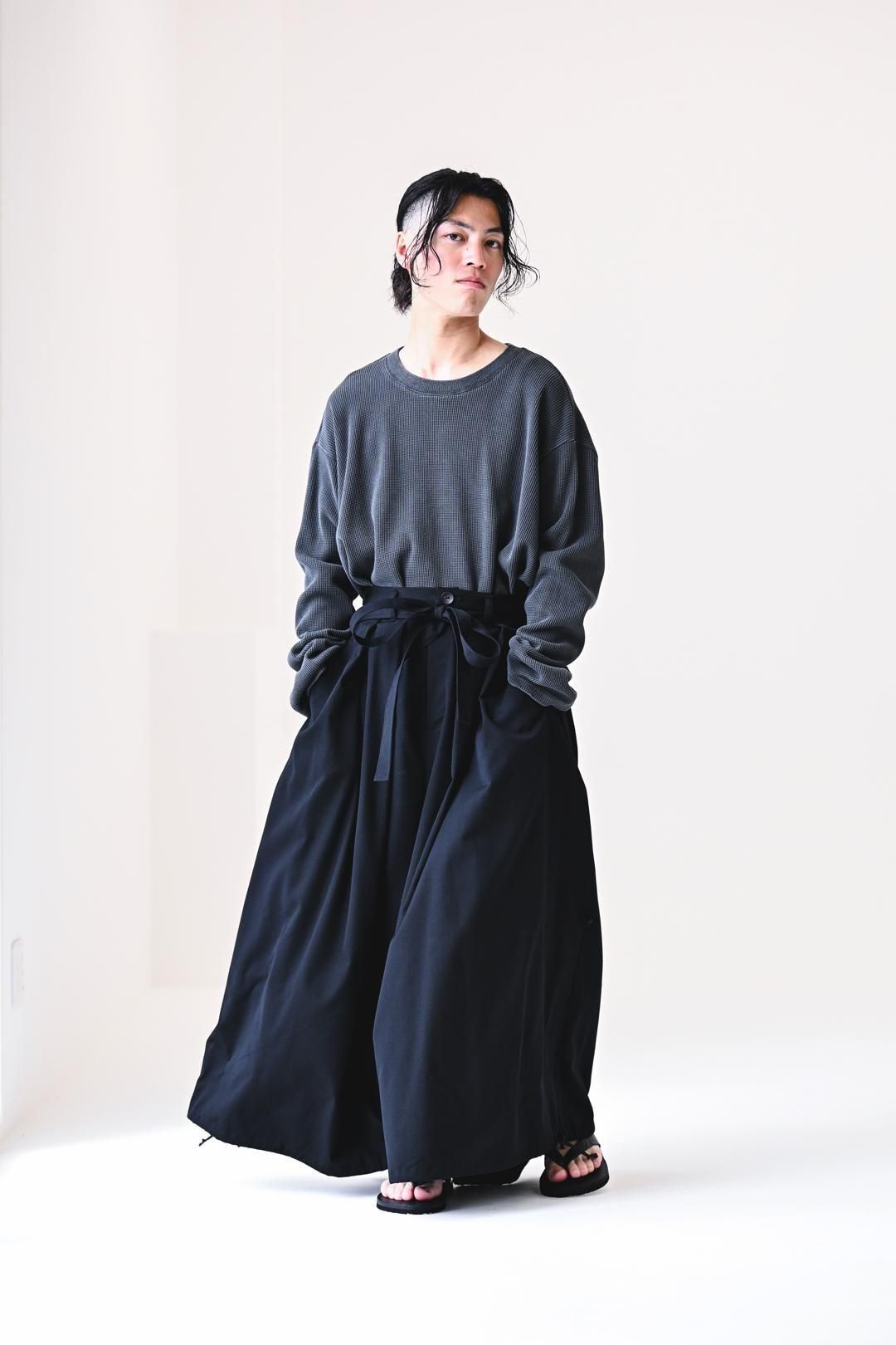 Wool Gabardine KIMONO Balloon Pants