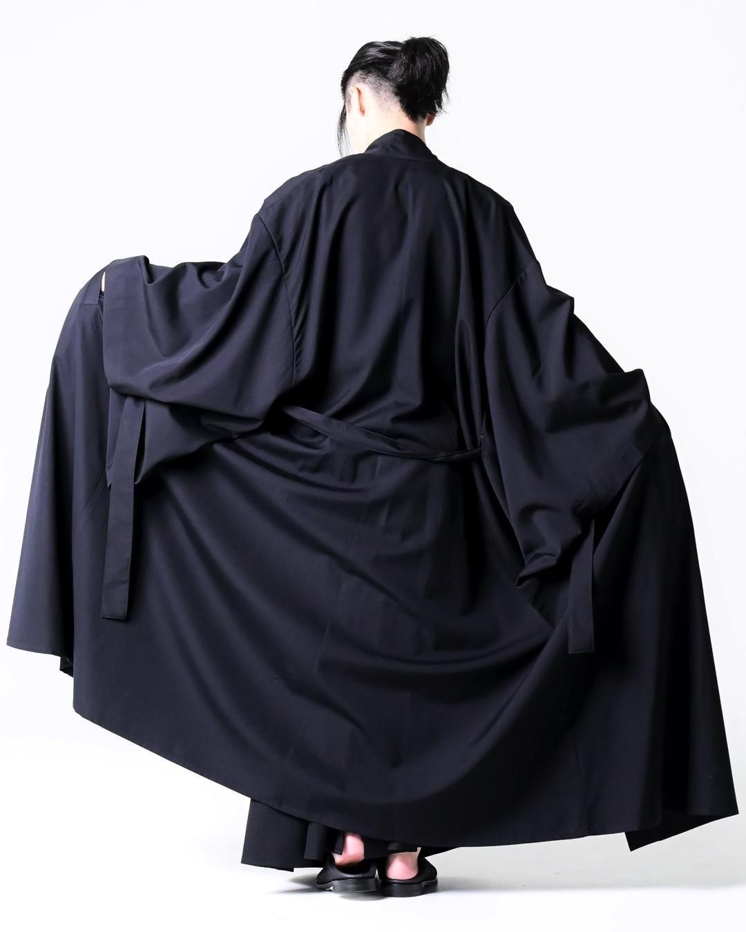 Wool Gabardine YUKATA Coat