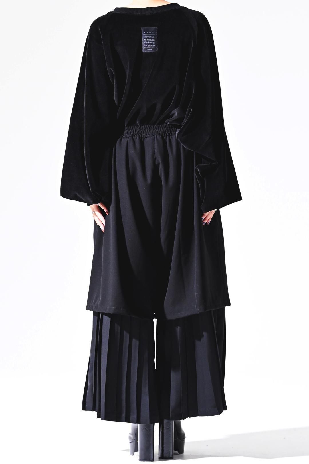 Pleats Layered Tier Pants