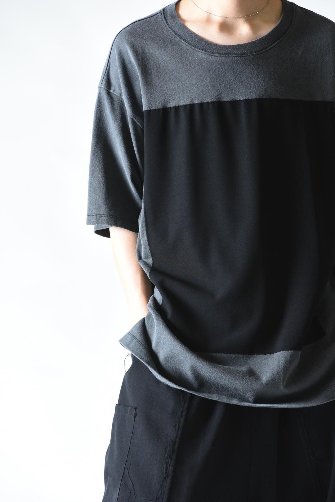 Garment-Dyed Zigzag Sewing Cloud Big-T