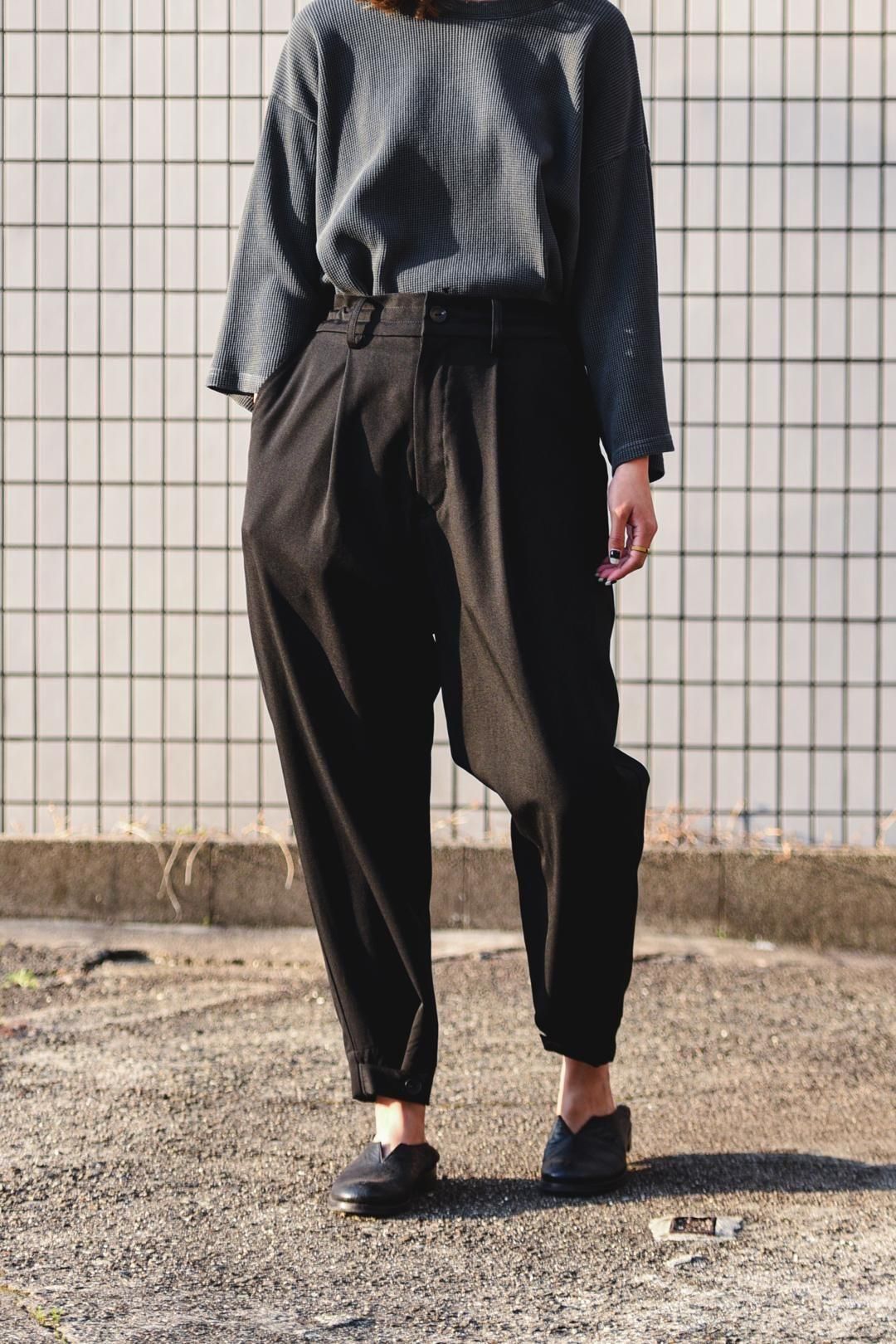 Wool Gabardine Gang Slacks