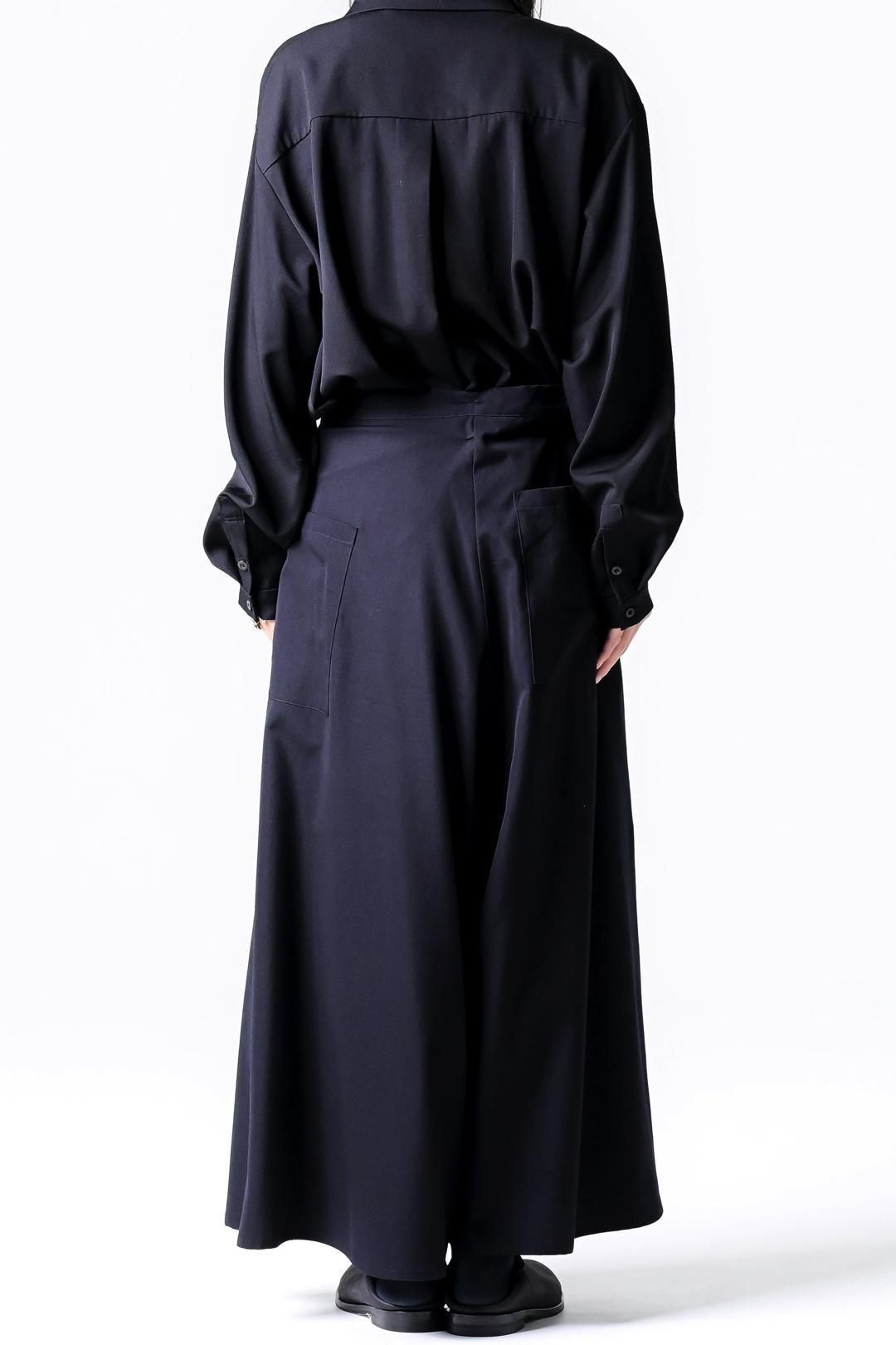 Wool Gabardine Wrap HAKAMA Pants