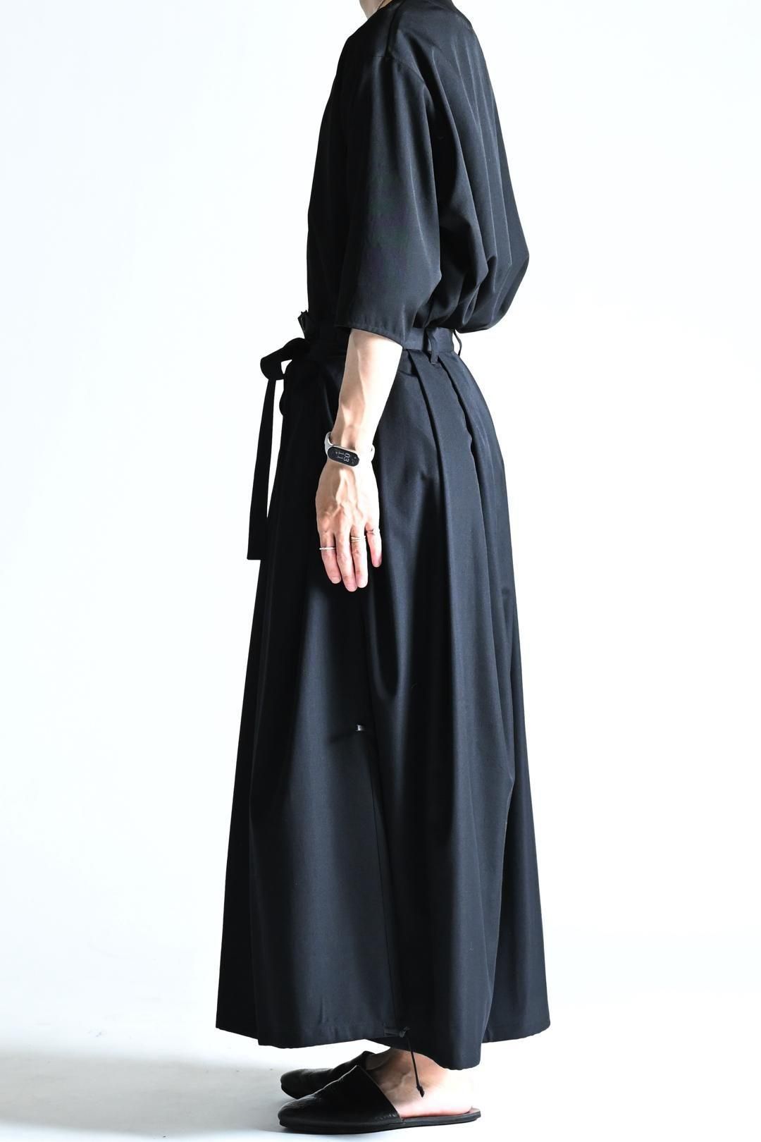 Wool Gabardine KIMONO Balloon Pants