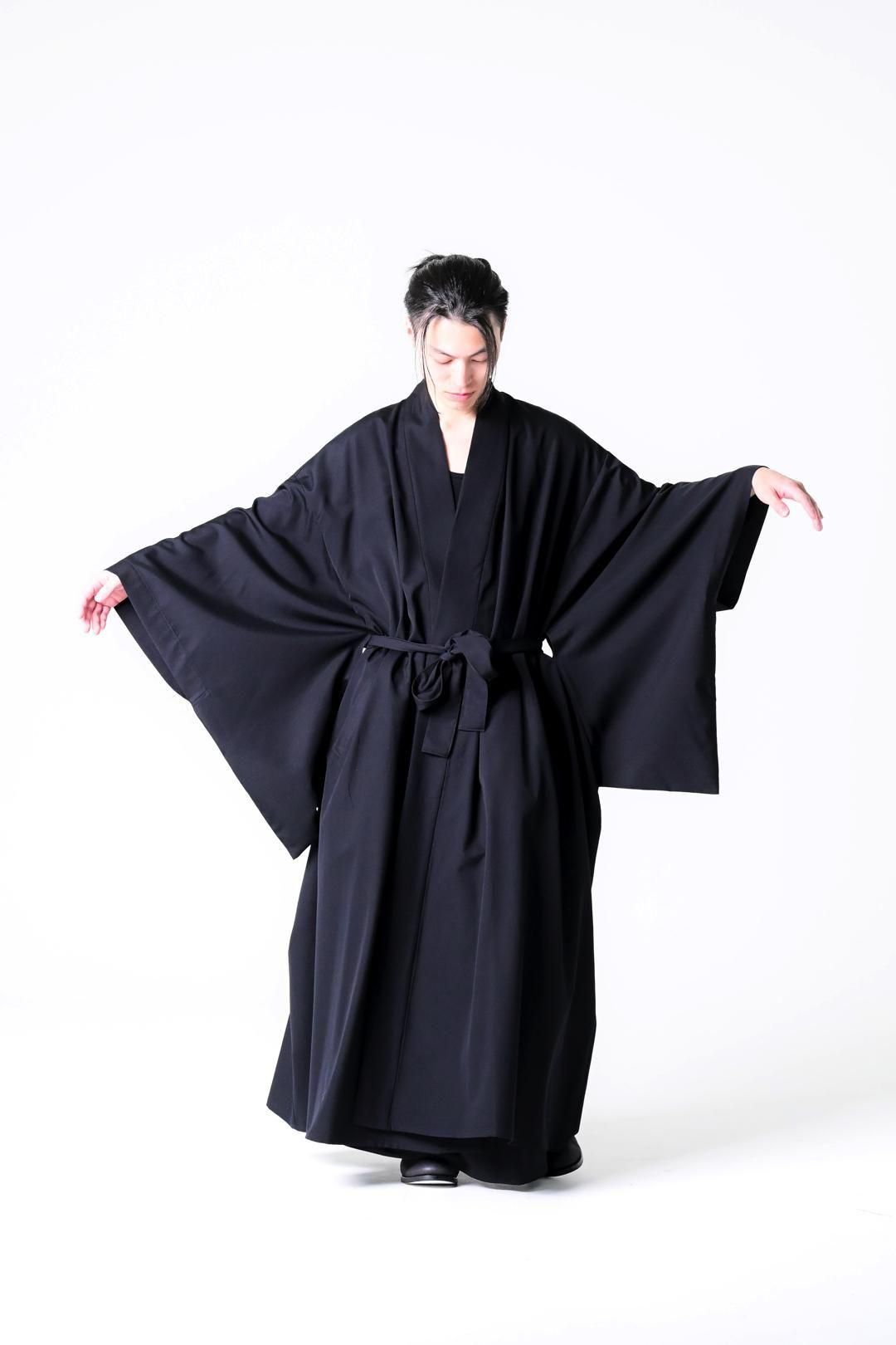 Wool Gabardine YUKATA Coat