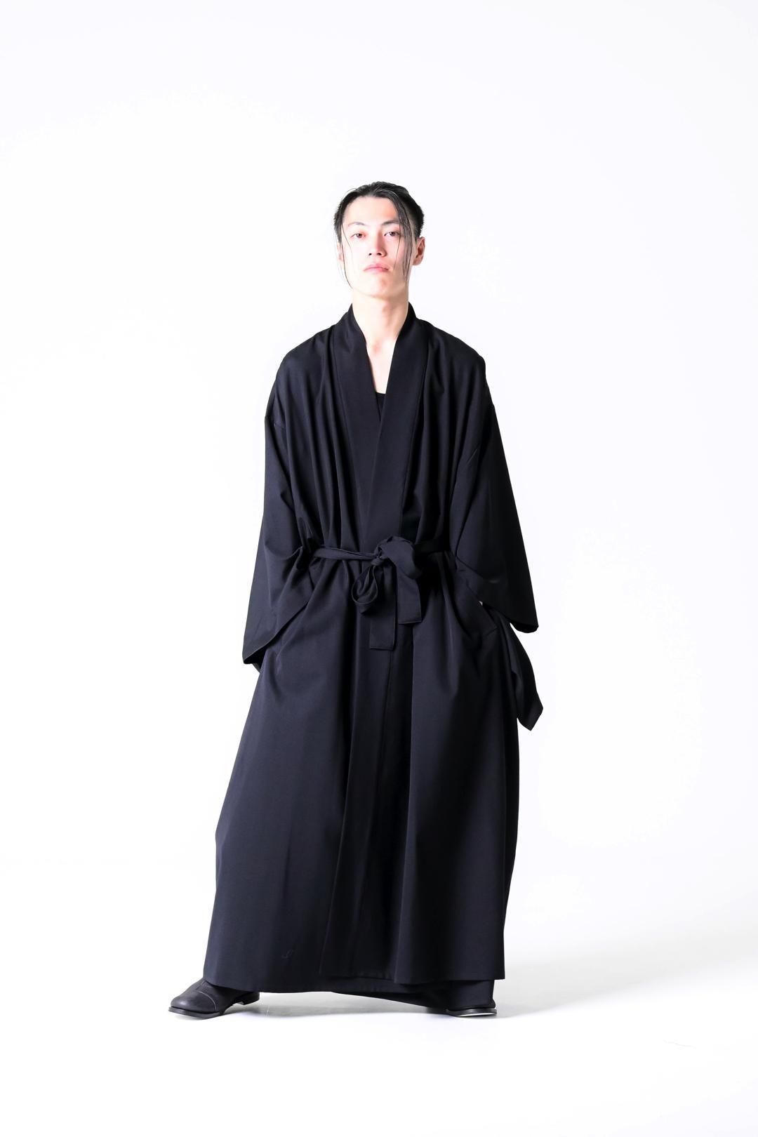 Wool Gabardine YUKATA Coat